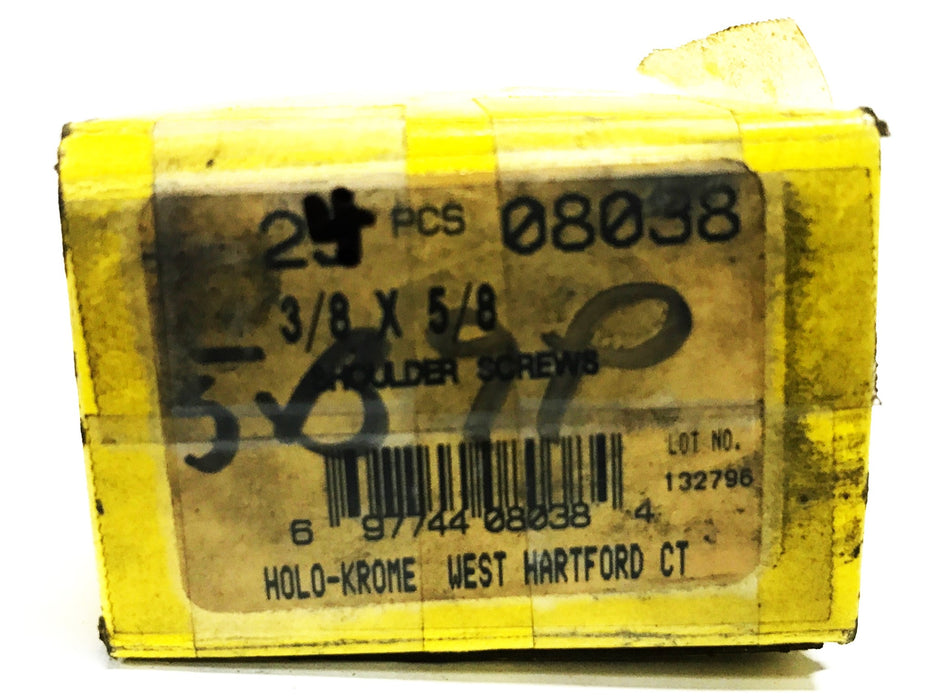 Holo-Krome Hex Socket Shoulder Screw 08038 [Lot of 24] NOS
