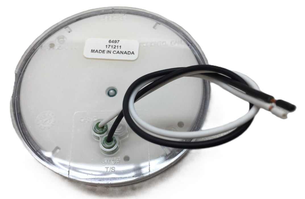 Grote 4" Round 2-Wire Clear White Utility Light 64971 (01649712) NOS