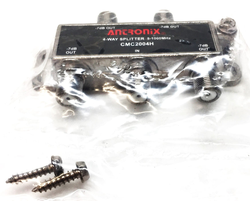 Antronix 5-1000MHz/7dB 4-Way Coaxial Splitter CMC2004H [Lot of 2] NOS