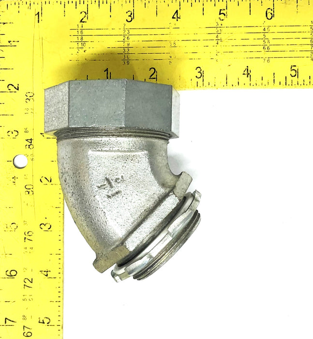 Raco 45 Degree Connector 1-1/2 Inch [Lot of 2] NOS