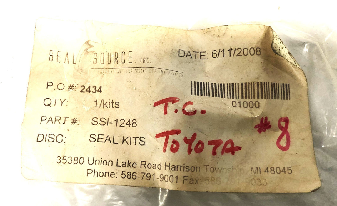 Seal Source Forklift Seal Kit SSI-1248 NOS