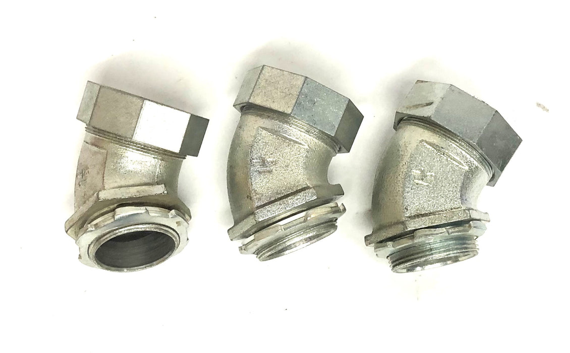 Raco 45 Degree Connector 1-1/2 Inch [Lot of 3] NOS