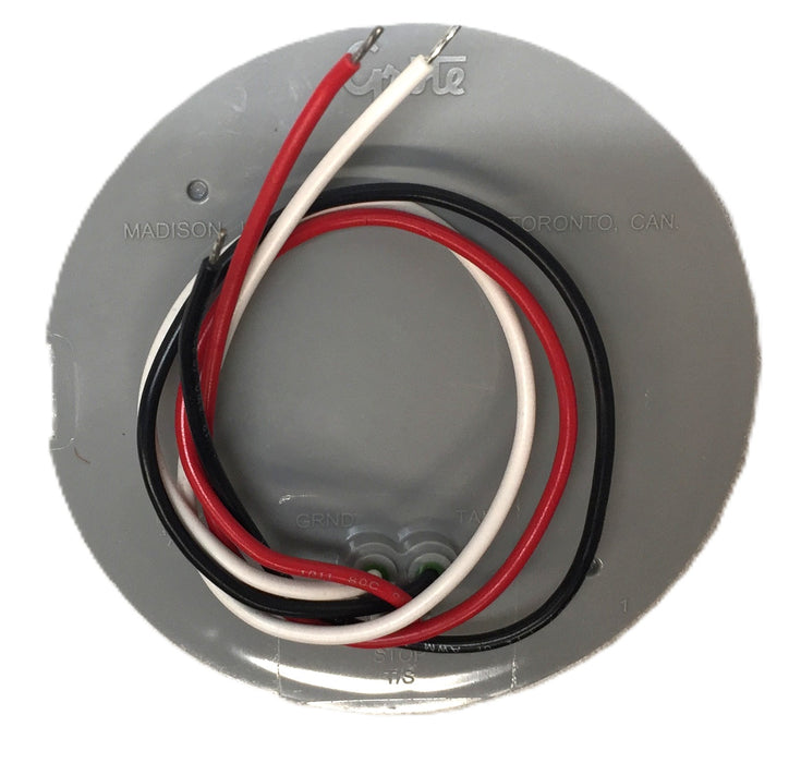 Grote 4" Round 3-Wire Red Stop/Tail/Turn LED Lamp 53532 (0153532) NOS