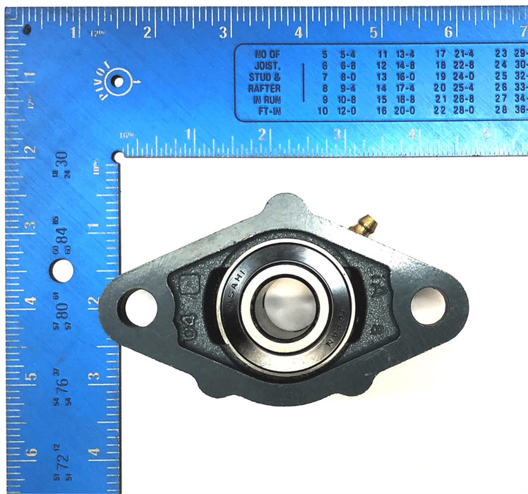 AMI/Asahi 2-Bolt Flanged Bearing Assembly (Missing 1 Screw) CUCFL204-12CE NOS