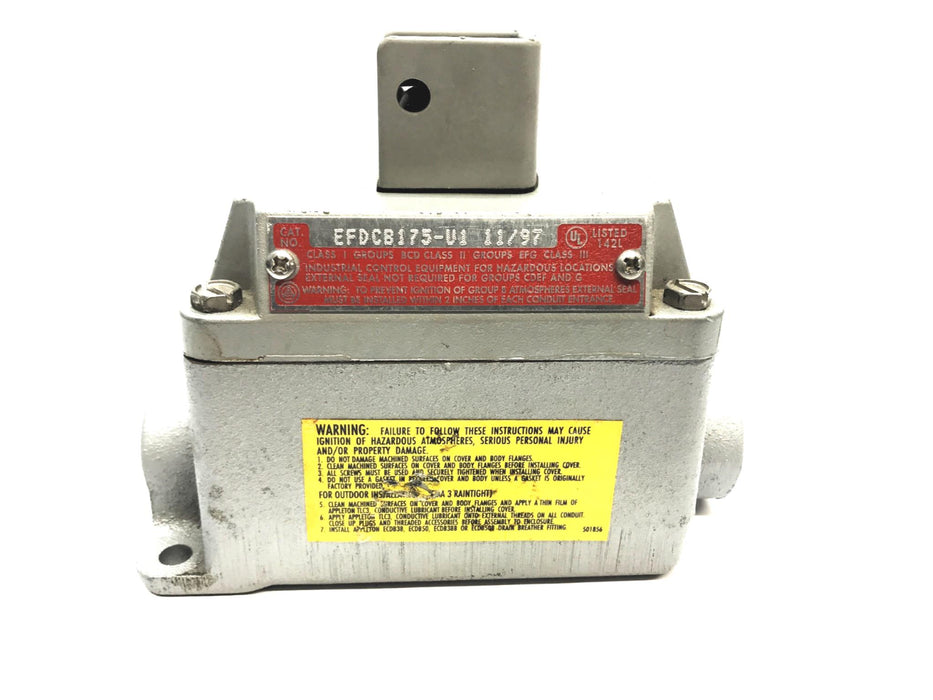 Appleton Pushbutton Switch EFDCB175-U1 NOS