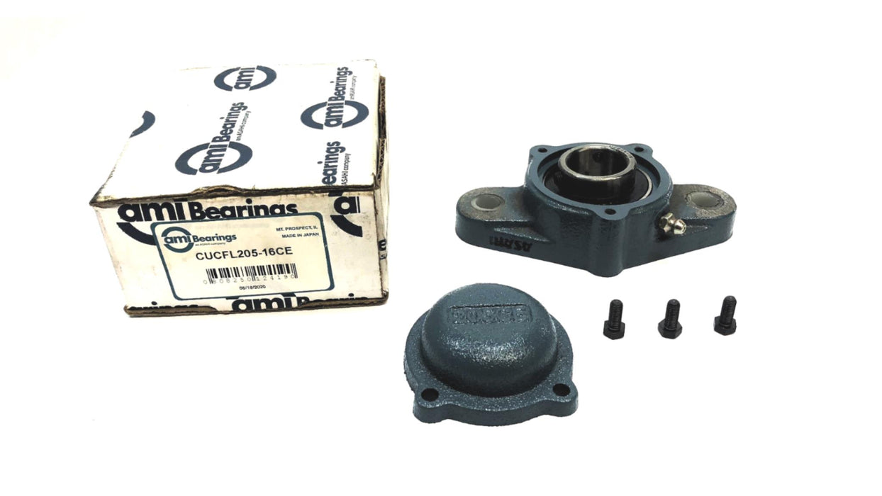 AMI/Asahi 2-Bolt Flanged Bearing Assembly CUCFL205-16CE NOS