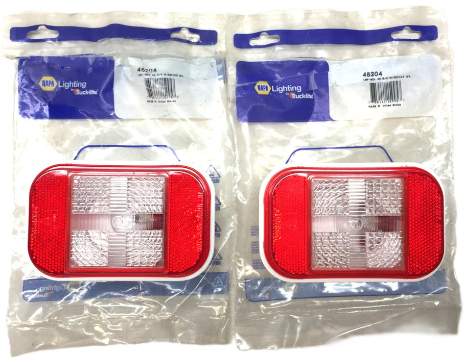 Truck-Lite/Napa Rectangle Back-Up Light with Reflector 45204 [Lot of 2] NOS