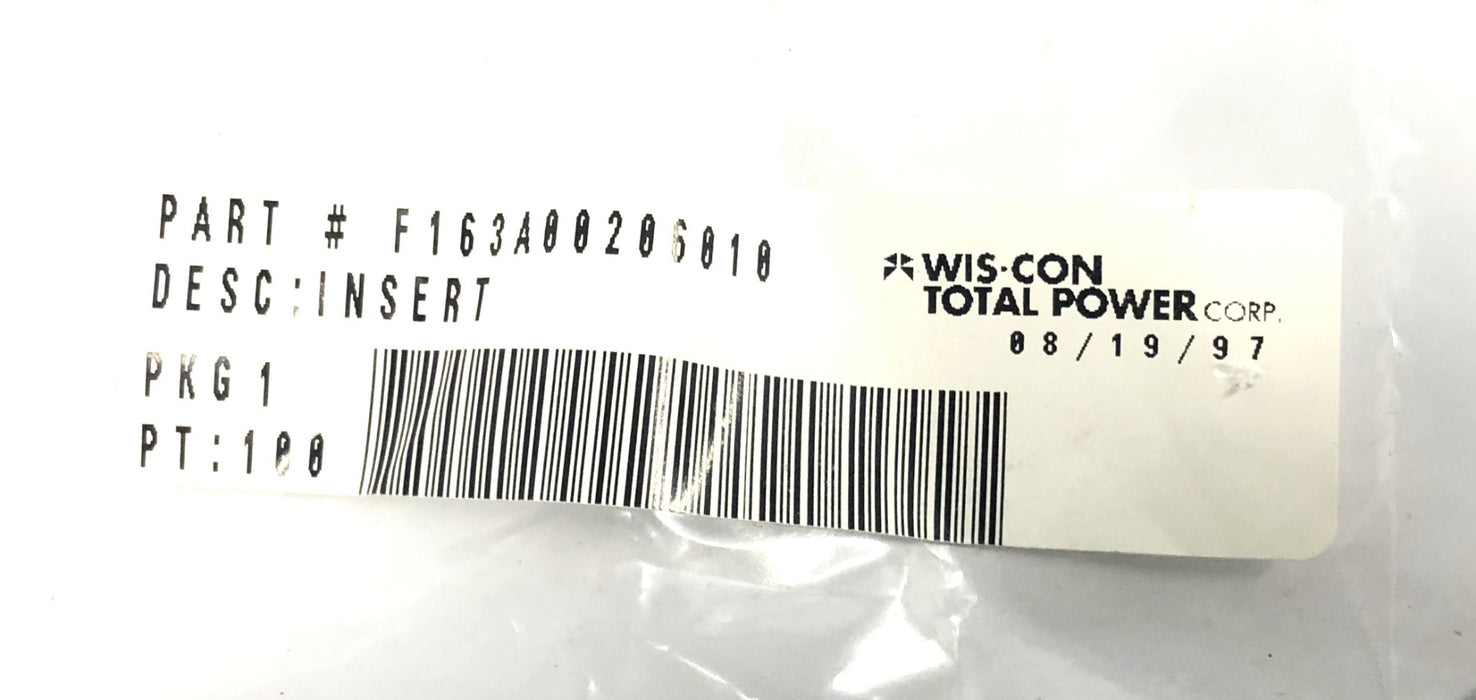 Wis.Con Total Power Insert F163A00206010 [Lot of 5] NOS