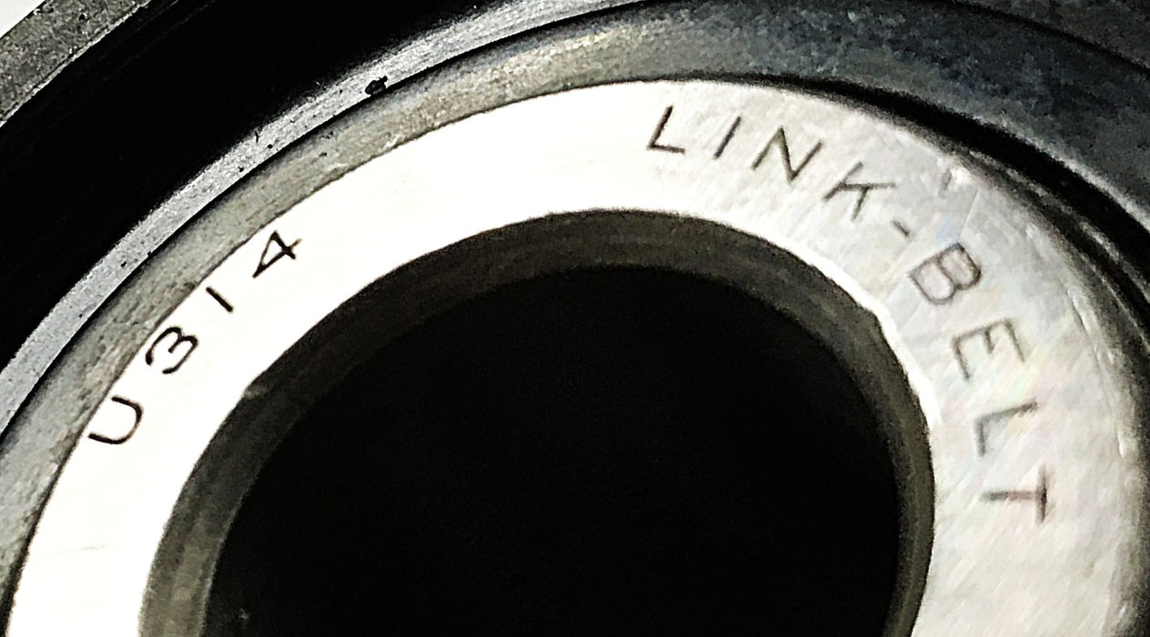 Link-Belt Insert Bearing with Collar and Oiler Cap U314 NOS