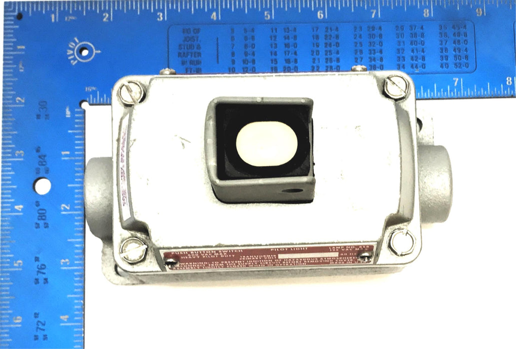 Appleton Pushbutton Switch EFDCB175-U1 NOS