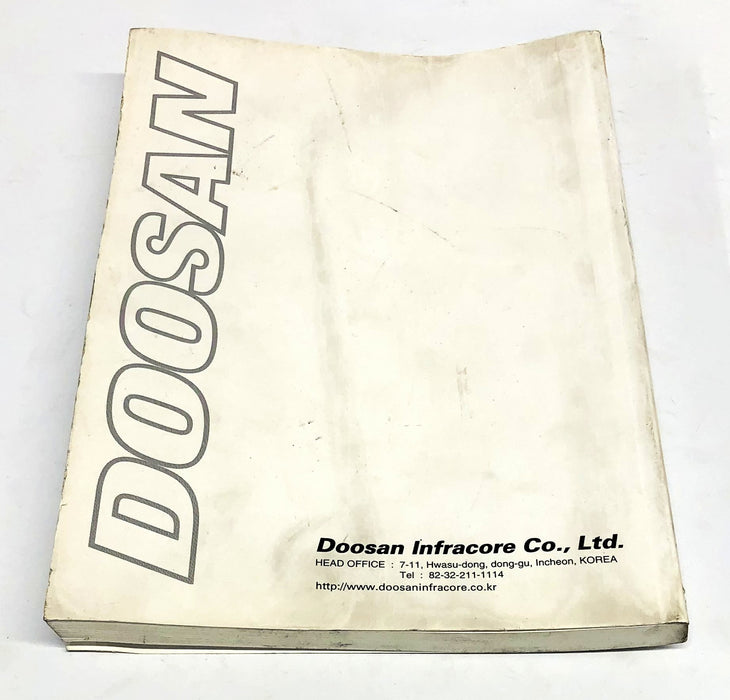 Doosan Infracore Operation And Maintenance Manual SB2302E07 (10.2005) USED