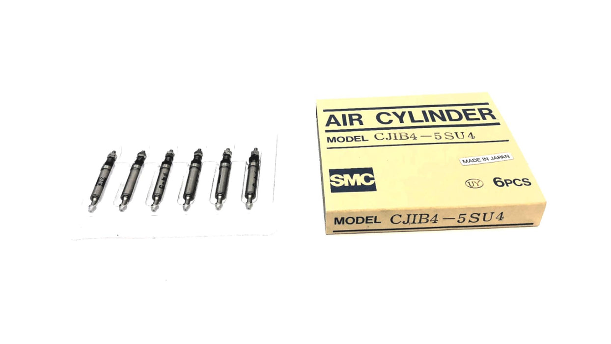 SMC Pack of (6) Single Acting Spring Return Mini Cylinder CJIB4-5SU4 NOS