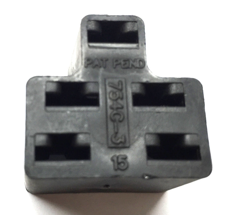 Koch Black Female Connector 754C 3 Lot Of 2 NOS koch-black-female-connector-754c-3-lot-of-2-nos