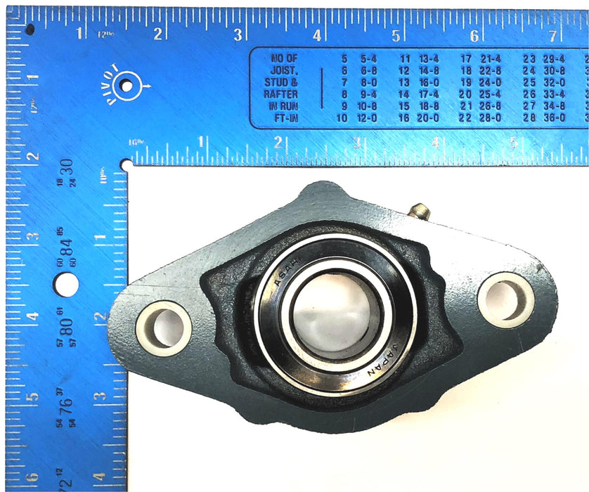 AMI/Asahi 2-Bolt Flanged Bearing (No Cap/No Screw) CUCFL205-16C NOS
