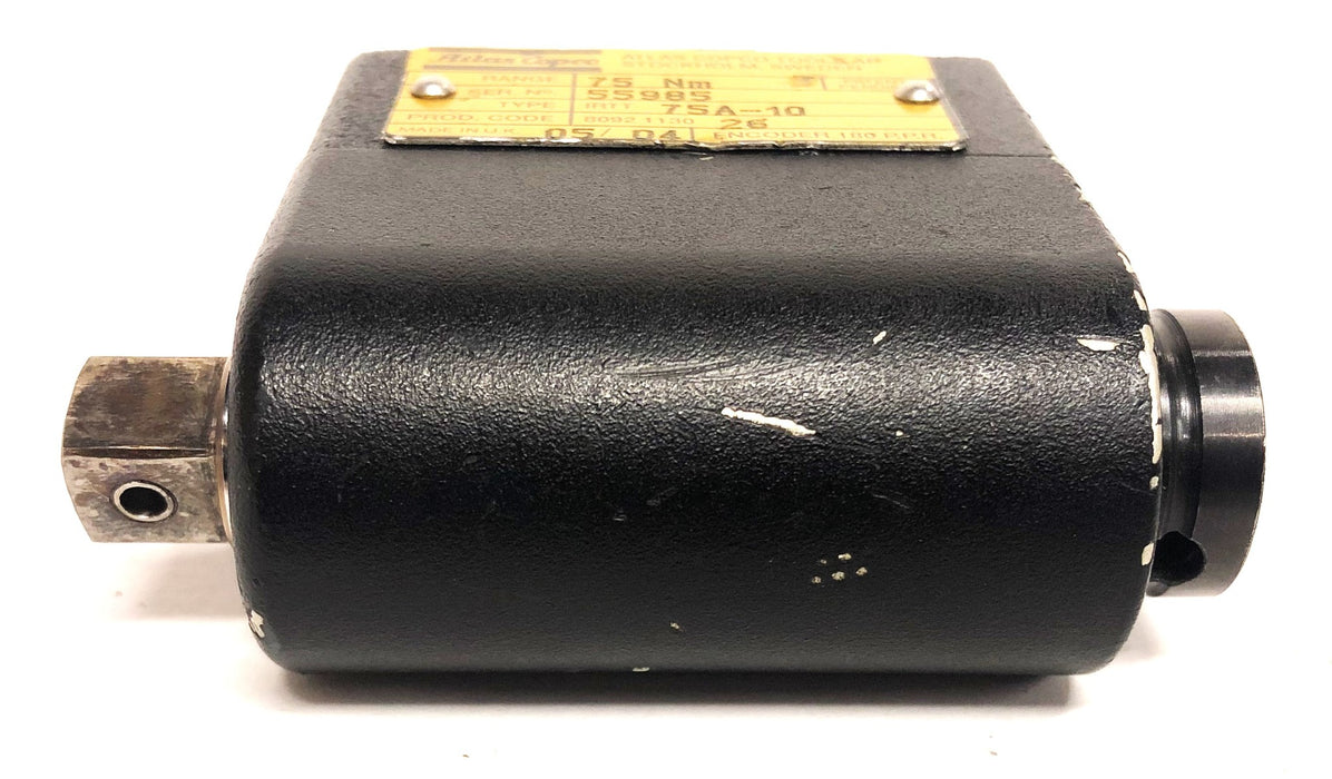 Atlas Copco Torque/Angle In-Line Rotary Transducer IRTT 75A-10 (80921130-26)USED