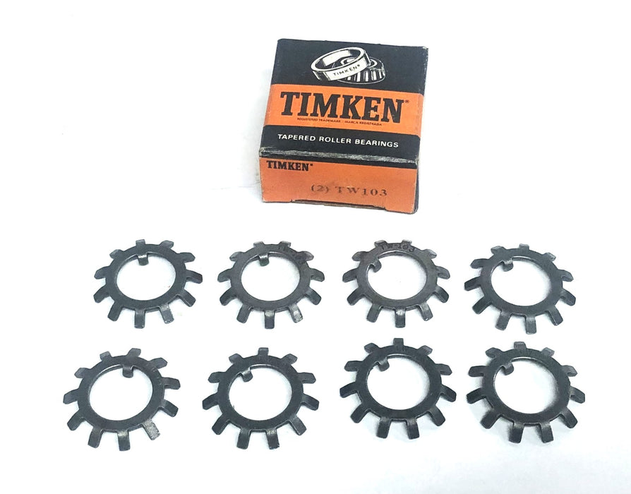 Timken Bearing Lockwasher TW-103 [Lot of 8] NOS