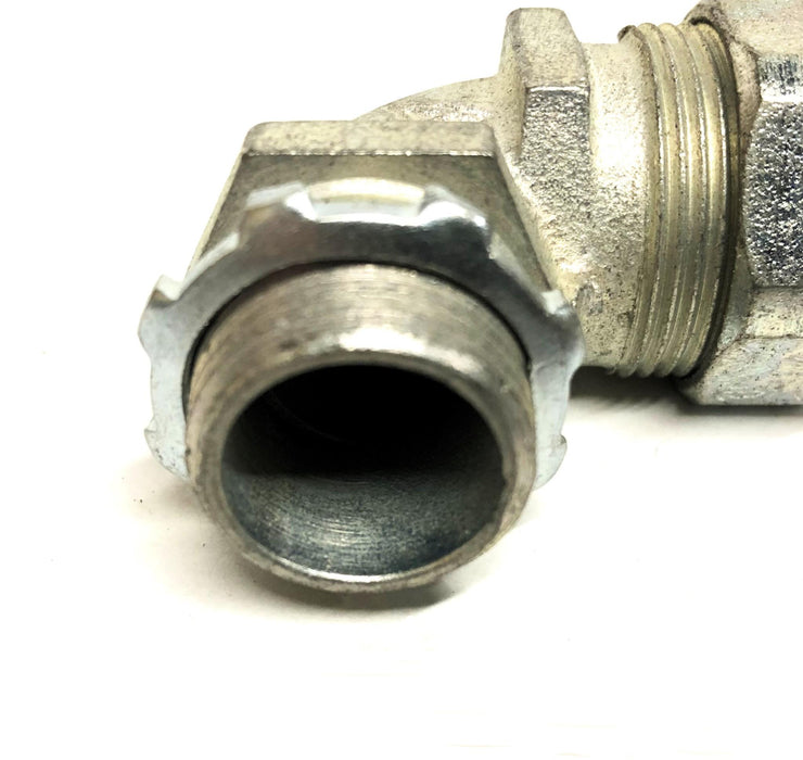Appleton 1/2IN Malleable Iron 90Deg Liquid-Tight Connector ST-9050 [Lot of 6]NOS