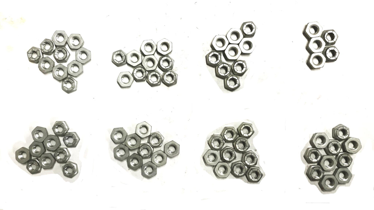Unbranded 5/16 inch Thin Hex Head Lock Nut [Lot of 75] NOS