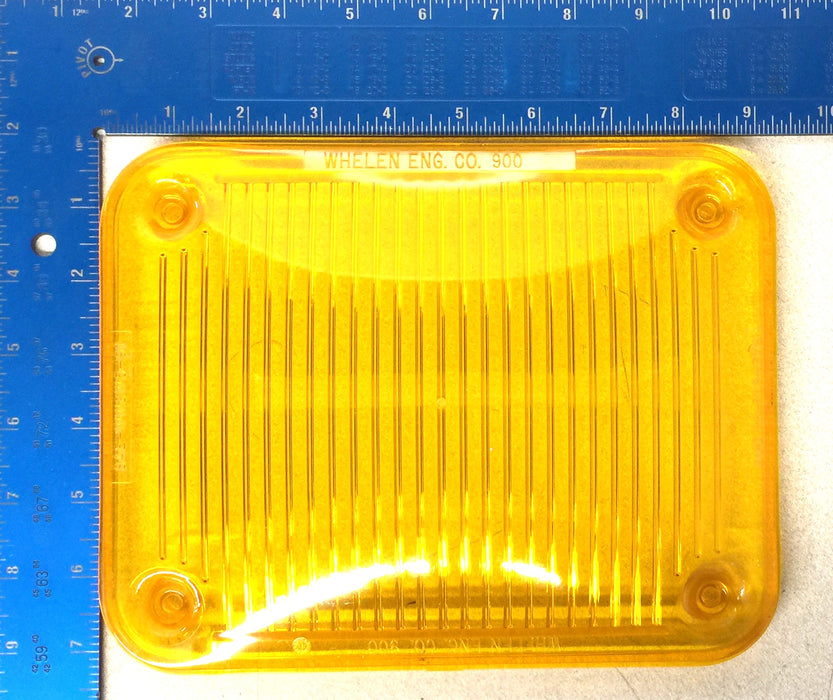 Whelen 900 Series 4-Hole Dual Linear LED Amber Lens WW2W5-91 (STI-91) NOS
