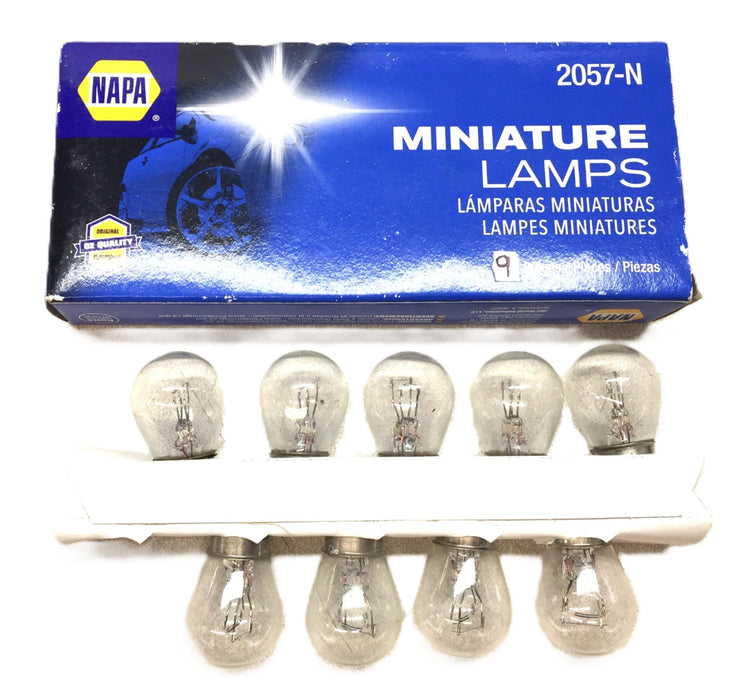 Napa Miniature Lamp 2057-N [Lot of 9] NOS