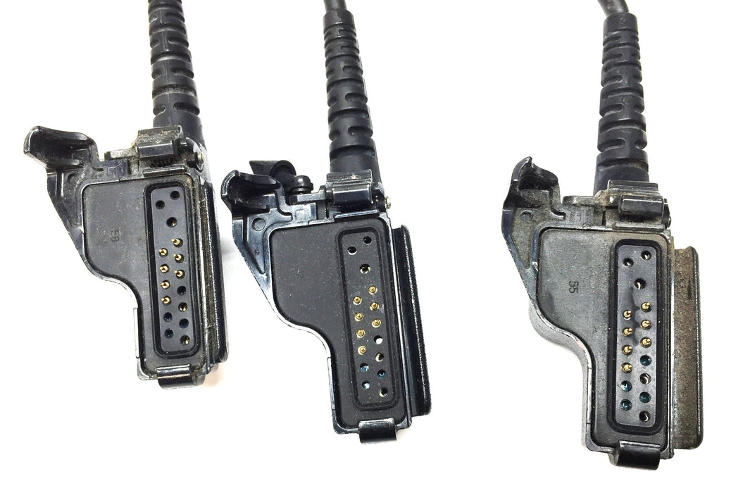 Motorola Noise-Canceling Remote Speaker Microphone PMMN4045B [Lot of 3] USED