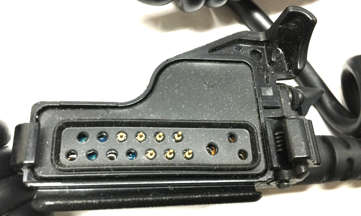 Motorola Noise-Canceling Remote Speaker Microphone PMMN4045B [Lot of 4] USED