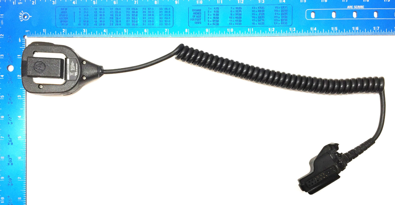 Motorola Noise-Canceling Remote Speaker Microphone PMMN4045B [Lot of 4] USED
