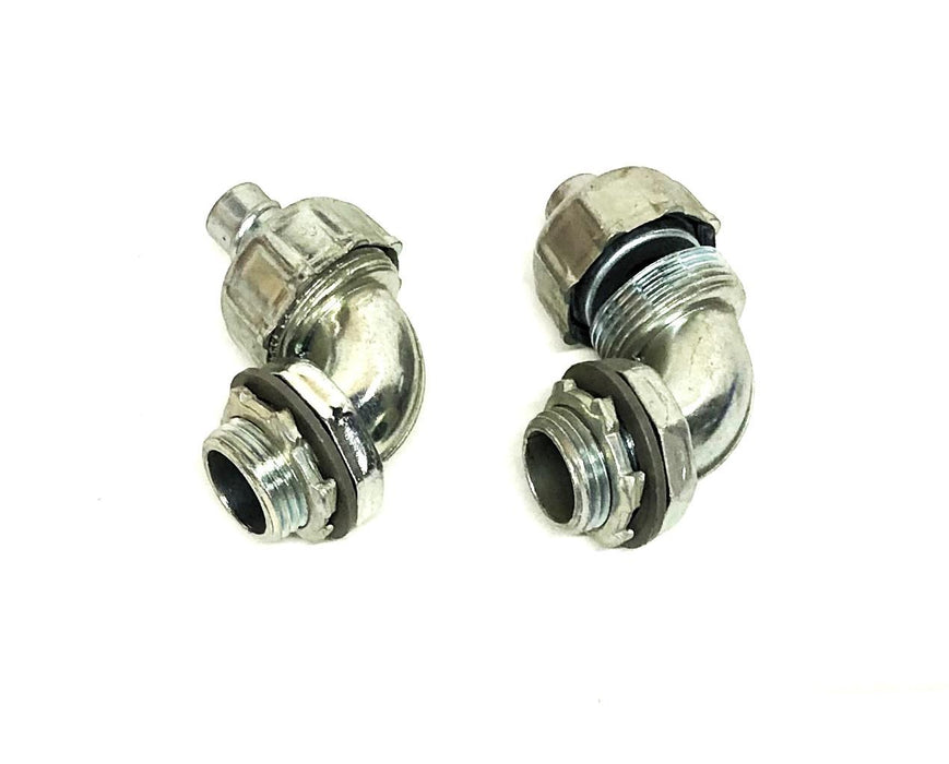 Ideal 90 Degree Conduit Connector 3/8 Inch [Lot of 2] NOS