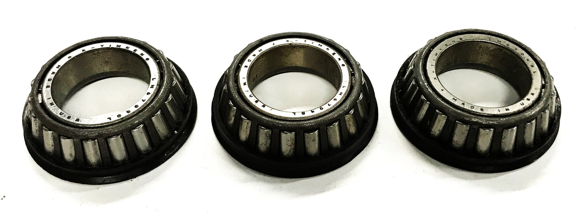 Timken Tapered Roller Bearing Cone LM67000L [Lot of 3] NOS