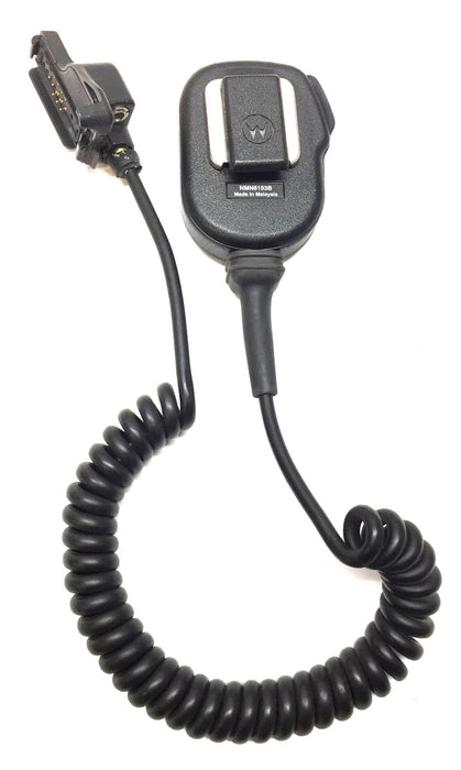 Motorola Noise-Cancelling Remote Speaker Mic w/Clip NMN6193B [Lot of 2] USED
