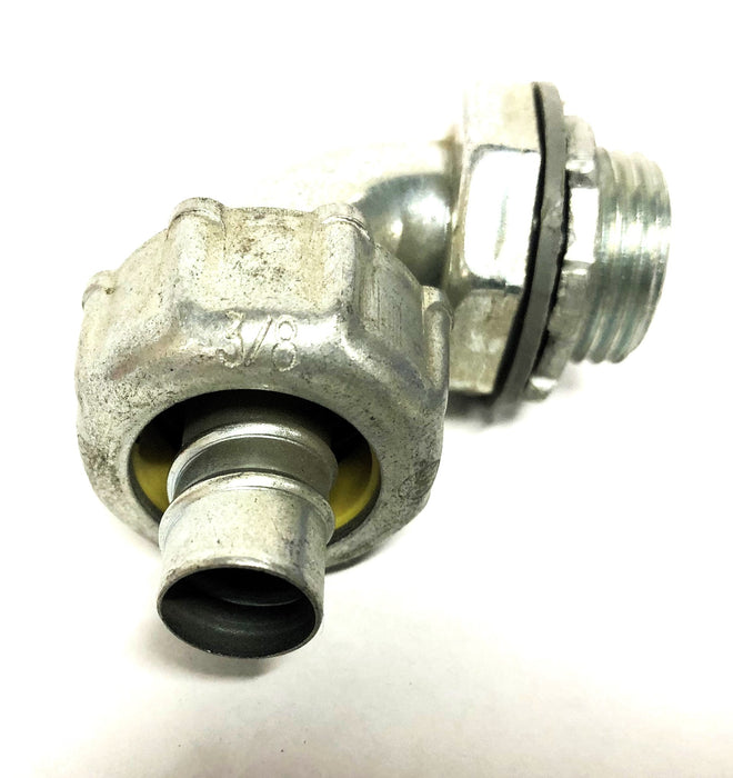 Ideal 90 Degree Conduit Connector 3/8 Inch [Lot of 2] NOS