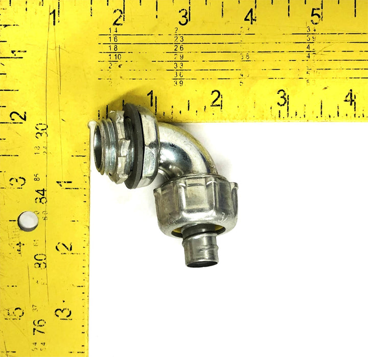 Ideal 90 Degree Conduit Connector 3/8 Inch [Lot of 2] NOS