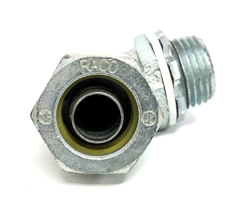 Raco 90 Degree Conduit Connector 3/8 Inch [Lot of 6] NOS