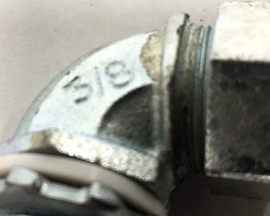 Raco 90 Degree Conduit Connector 3/8 Inch [Lot of 6] NOS