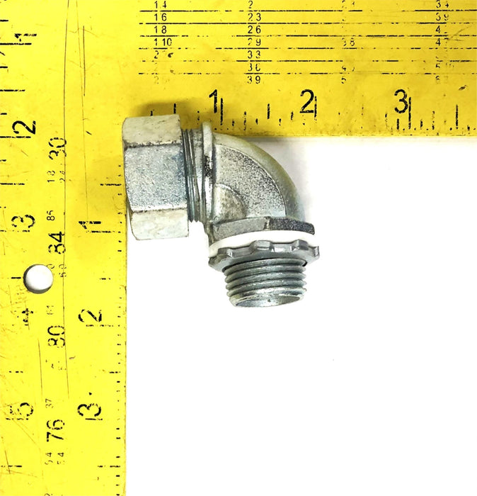 Raco 90 Degree Conduit Connector 3/8 Inch [Lot of 6] NOS