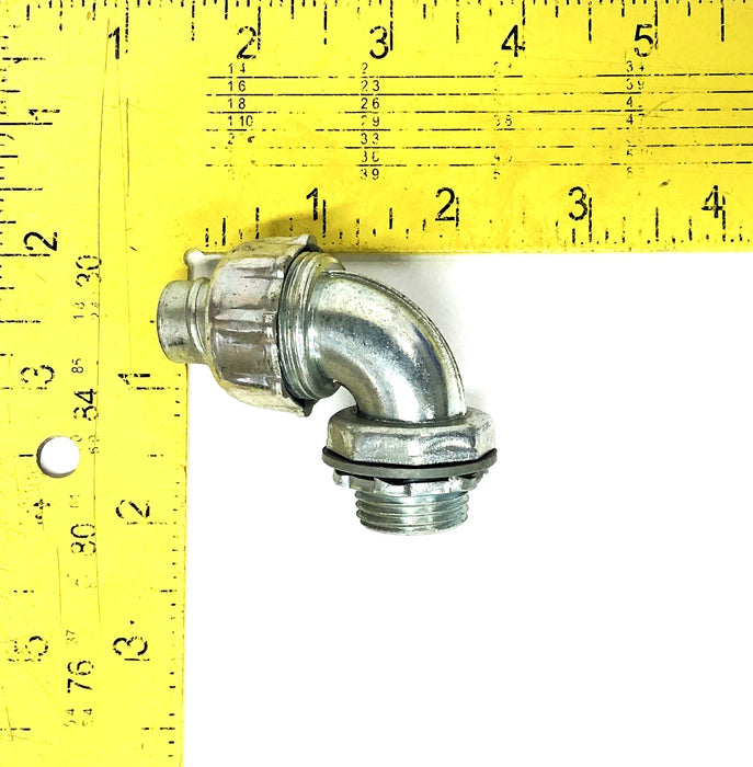 Ideal 90 Degree Conduit Connector 1/2 Inch [Lot of 4] NOS