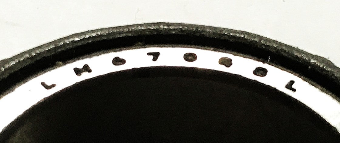 Timken Tapered Roller Bearing Cone LM67000L [Lot of 3] NOS