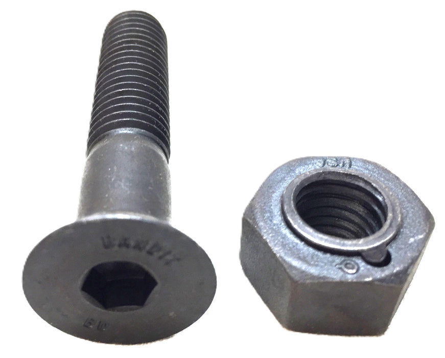 Bandit Chipper Blade Nut 900990127 and Bolt 900490053 Set (2pcs) [Lot of 8] NOS