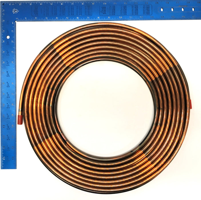 IUSA 3/8" x 50 Foot Soft Copper Refrigeration Hose V0283G NOS