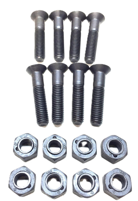 Bandit Chipper Blade Nut 900990127 and Bolt 900490053 Set (2pcs) [Lot of 8] NOS