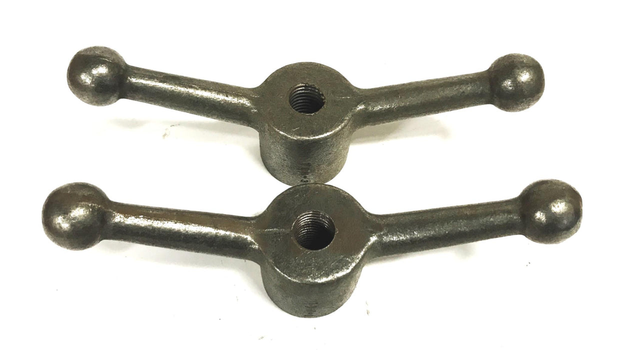 Unbranded 8 inch Cast Iron Bottle Clamp Machine Handle TBH-3 [Lot of 2] NOS