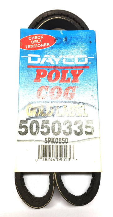 Dayco Poly Cog Gold Label Drive Belt 5050335 NOS