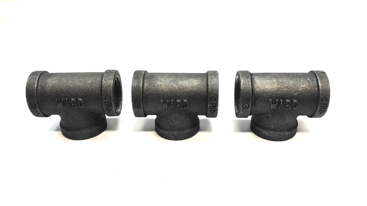 Ward 1"-12 Tee Fitting [Lot of 3] NOS