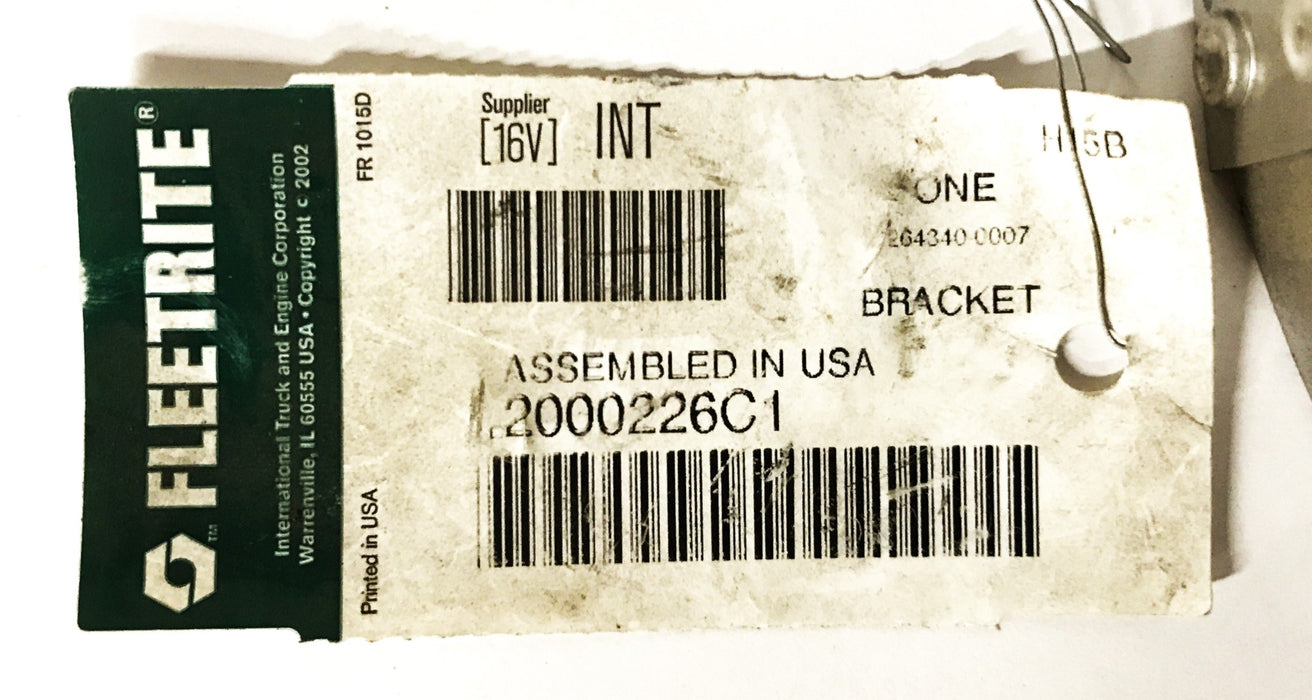 Fleetrite Metal Bracket 2000226C1 NOS