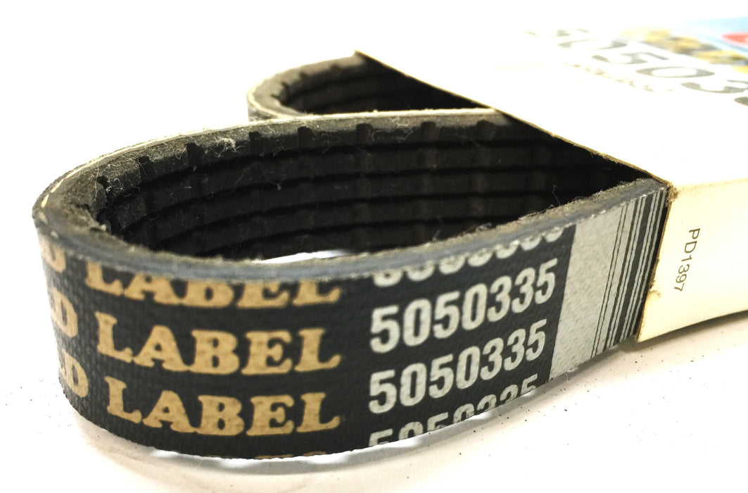 Dayco Poly Cog Gold Label Drive Belt 5050335 NOS