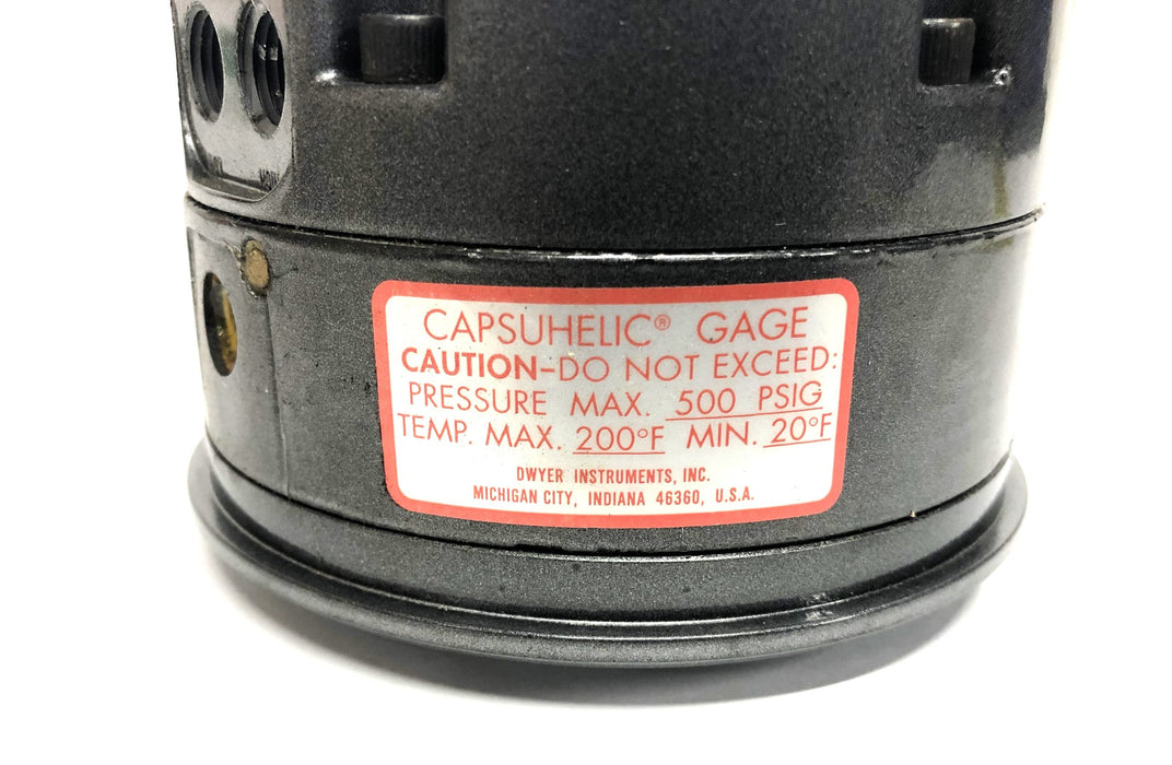 Dwyer Capsuhelic 0-300 Pressure Gage 42300S NOS