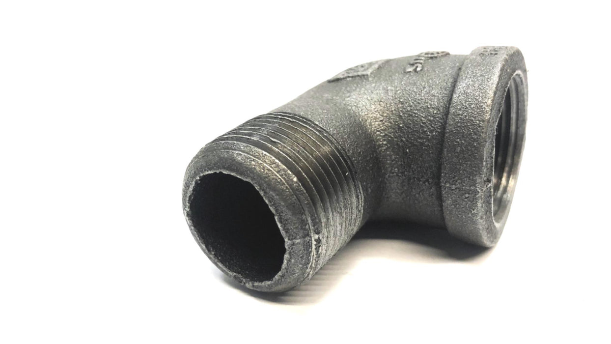 Unbranded  1" Black 90 Degree Street Elbow 36989234 [Lot of 3] NOS