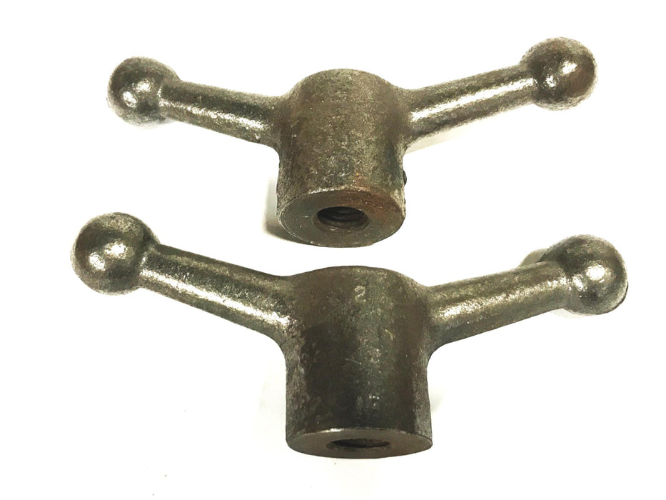 Unbranded 6 inch Cast Iron Bottle Clamp Machine Handle DH-2 [Lot of 2] NOS