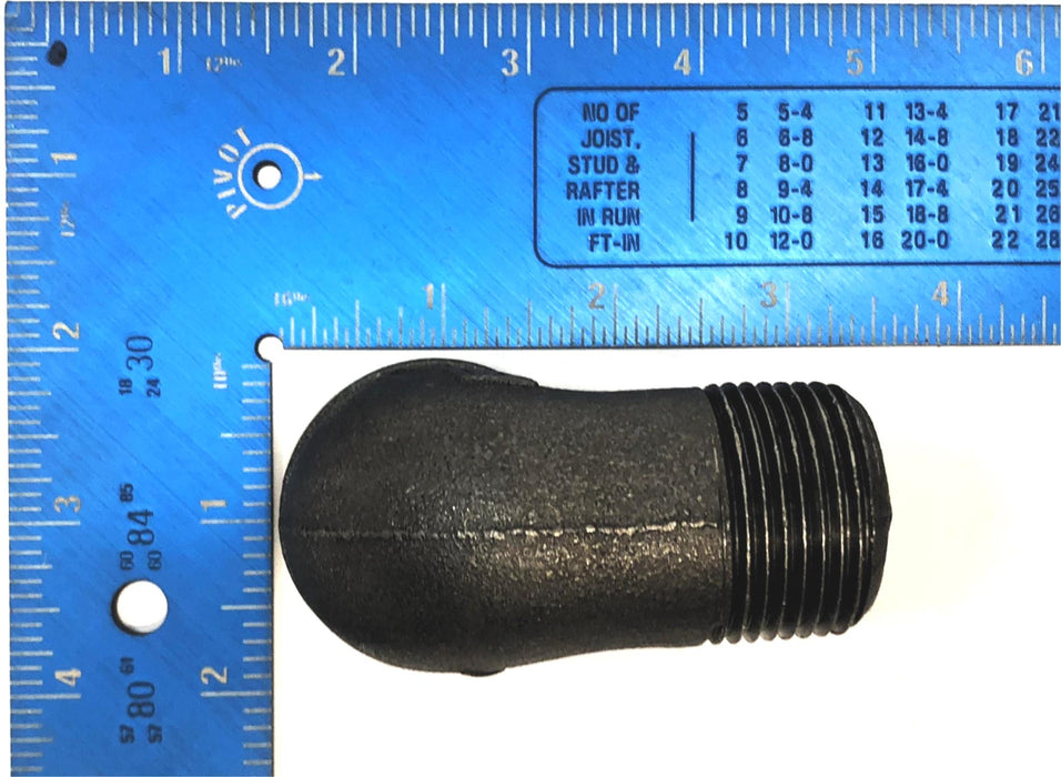 Unbranded  1" Black 90 Degree Street Elbow 36989234 [Lot of 4] NOS