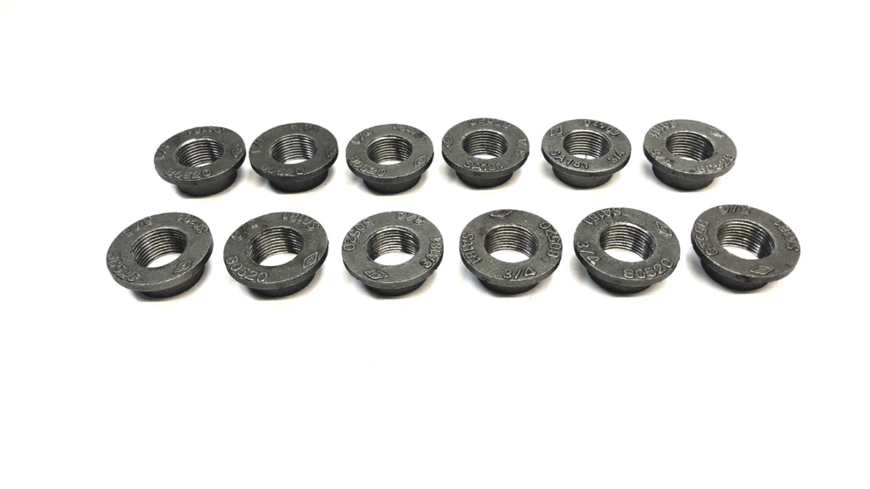 Unbranded 3/4" Female NPT Tank Flange 60520 [Lot of 12] NOS